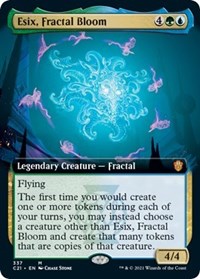 Esix, Fractal Bloom (Extended Art), Commander 2021