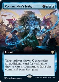 Commander's Insight (Extended Art), Commander 2021