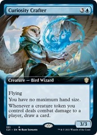 Curiosity Crafter (Extended Art), Commander 2021