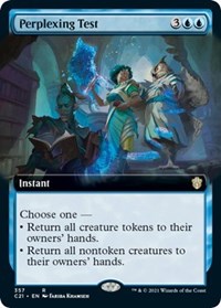 Perplexing Test (Extended Art), Commander 2021