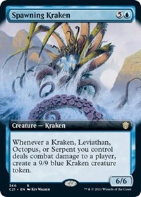 Spawning Kraken (Extended Art), Commander 2021