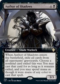 Author of Shadows (Extended Art), Commander 2021