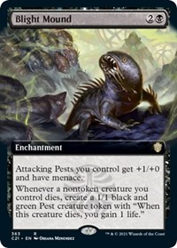Blight Mound (Extended Art), Commander 2021