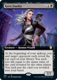 Keen Duelist (Extended Art), Commander 2021