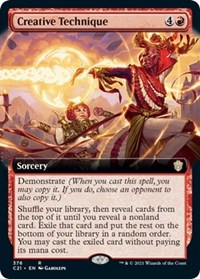 Creative Technique (Extended Art), Commander 2021