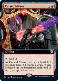 Cursed Mirror (Extended Art), Commander 2021