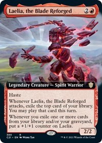 Laelia, the Blade Reforged (Extended Art), Commander 2021