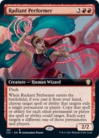 Radiant Performer (Extended Art), Commander 2021