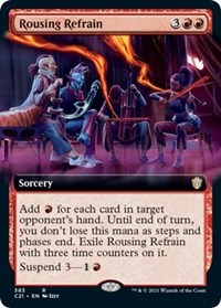 Rousing Refrain (Extended Art), Commander 2021