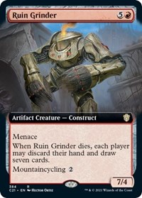 Ruin Grinder (Extended Art), Commander 2021