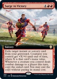 Surge to Victory (Extended Art), Commander 2021