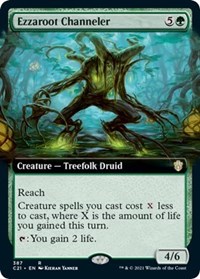 Ezzaroot Channeler (Extended Art), Commander 2021