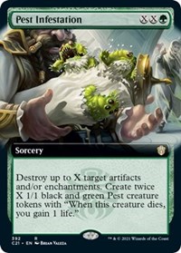 Pest Infestation (Extended Art), Commander 2021