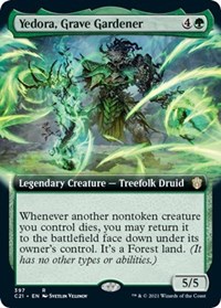 Yedora, Grave Gardener (Extended Art), Commander 2021