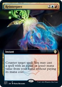 Reinterpret (Extended Art), Commander 2021
