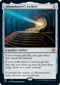 Alhammarret's Archive, Commander 2021