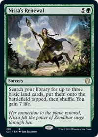 Nissa's Renewal, Commander 2021