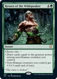 Return of the Wildspeaker, Commander 2021
