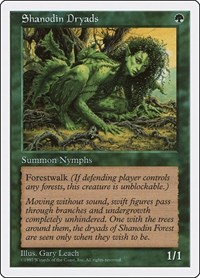 Shanodin Dryads, Fifth Edition