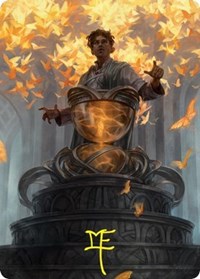 Introduction to Prophecy Art Card (Gold-Stamped Signature), Art Series: Strixhaven