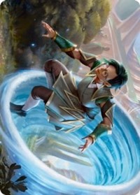 Vortex Runner Art Card, Art Series: Strixhaven