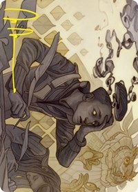 Go Blank Art Card (Gold-Stamped Signature), Art Series: Strixhaven