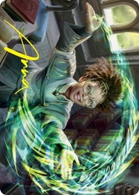 Eureka Moment Art Card (Gold-Stamped Signature), Art Series: Strixhaven