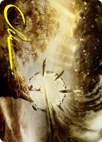 Harness Infinity Art Card (Gold-Stamped Signature), Art Series: Strixhaven