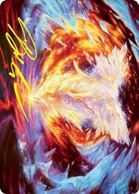 Magma Opus Art Card (Gold-Stamped Signature), Art Series: Strixhaven