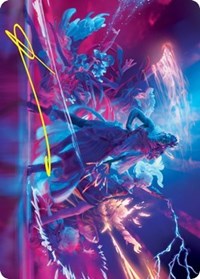 Prismari Command Art Card (Gold-Stamped Signature), Art Series: Strixhaven