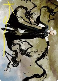 Shadewing Laureate Art Card (Gold-Stamped Signature), Art Series: Strixhaven