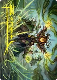 Witherbloom Command Art Card (Gold-Stamped Signature), Art Series: Strixhaven
