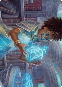 Zimone, Quandrix Prodigy Art Card, Art Series: Strixhaven