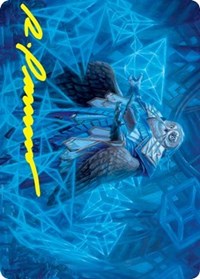 Imbraham, Dean of Theory Art Card (Gold-Stamped Signature), Art Series: Strixhaven