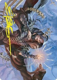 Valentin, Dean of the Vein Art Card (Gold-Stamped Signature), Art Series: Strixhaven