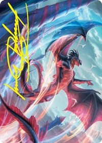 Galazeth Prismari Art Card (Gold-Stamped Signature), Art Series: Strixhaven