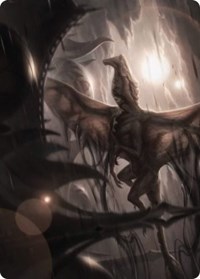 Shadrix Silverquill Art Card, Art Series: Strixhaven