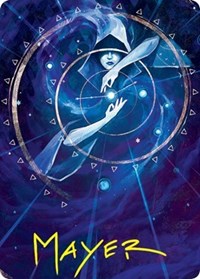 Time Warp Art Card (Gold-Stamped Signature), Art Series: Strixhaven