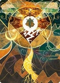 Lightning Bolt Art Card, Art Series: Strixhaven