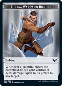 Emblem - Lukka, Wayward Bonder, Strixhaven: School of Mages