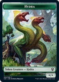 Hydra // Boar Double-Sided Token, Commander 2021