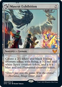 Mascot Exhibition, Prerelease Cards