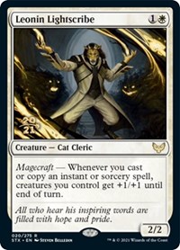 Leonin Lightscribe, Prerelease Cards