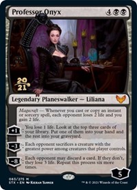 Professor Onyx, Prerelease Cards
