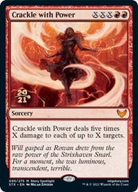 Crackle with Power, Prerelease Cards