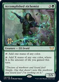 Accomplished Alchemist, Prerelease Cards