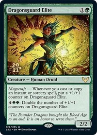 Dragonsguard Elite, Prerelease Cards
