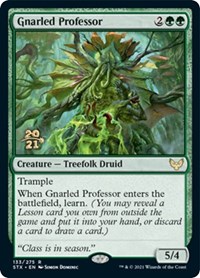 Gnarled Professor, Prerelease Cards