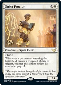 Strict Proctor, Prerelease Cards