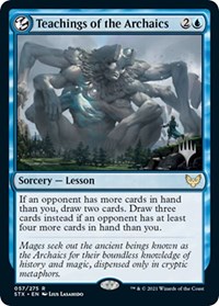 Teachings of the Archaics, Promo Pack: Strixhaven